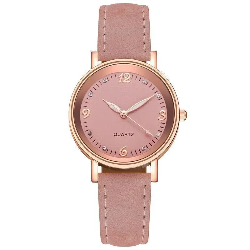 Watches for Women Leather Band Luxury Quartz Bracelet Watch
