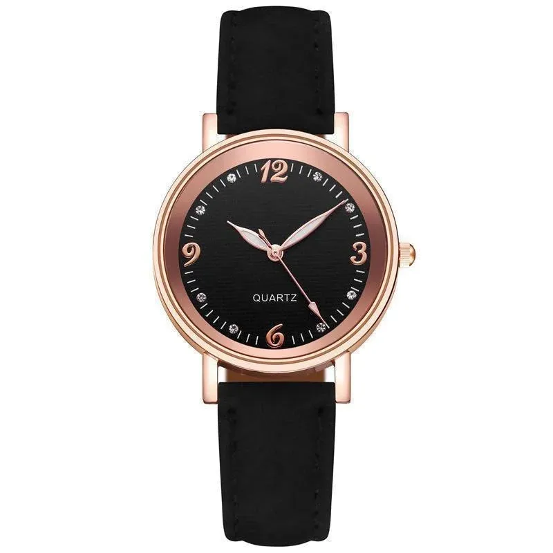 Watches for Women Leather Band Luxury Quartz Bracelet Watch