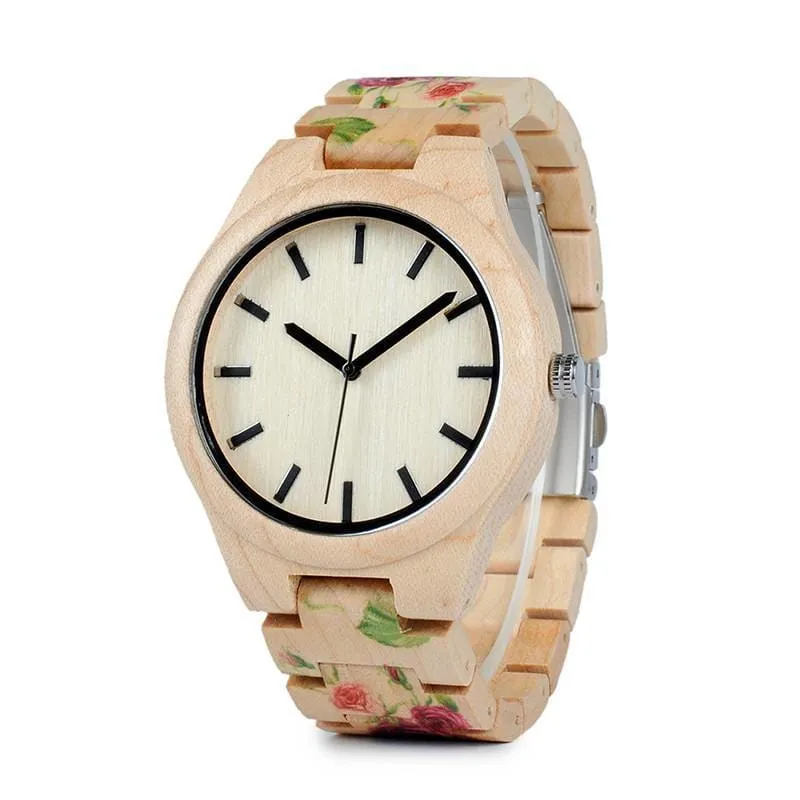 Women's Pine Wood Watch