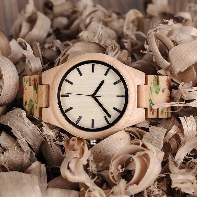 Women's Pine Wood Watch