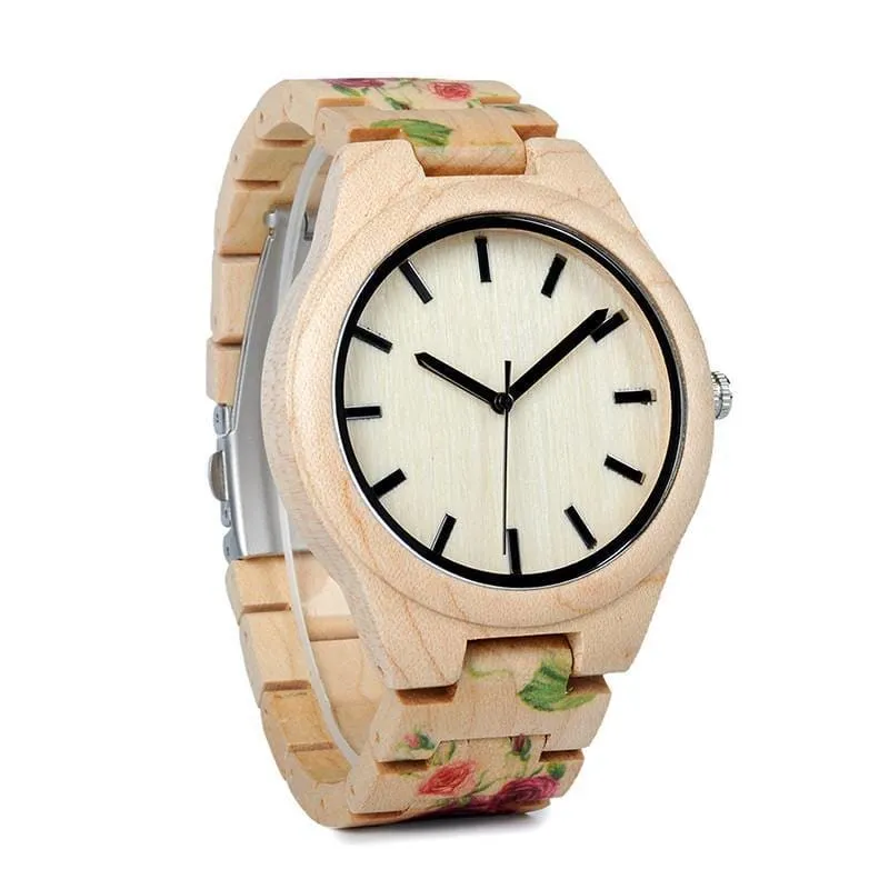 Women's Pine Wood Watch