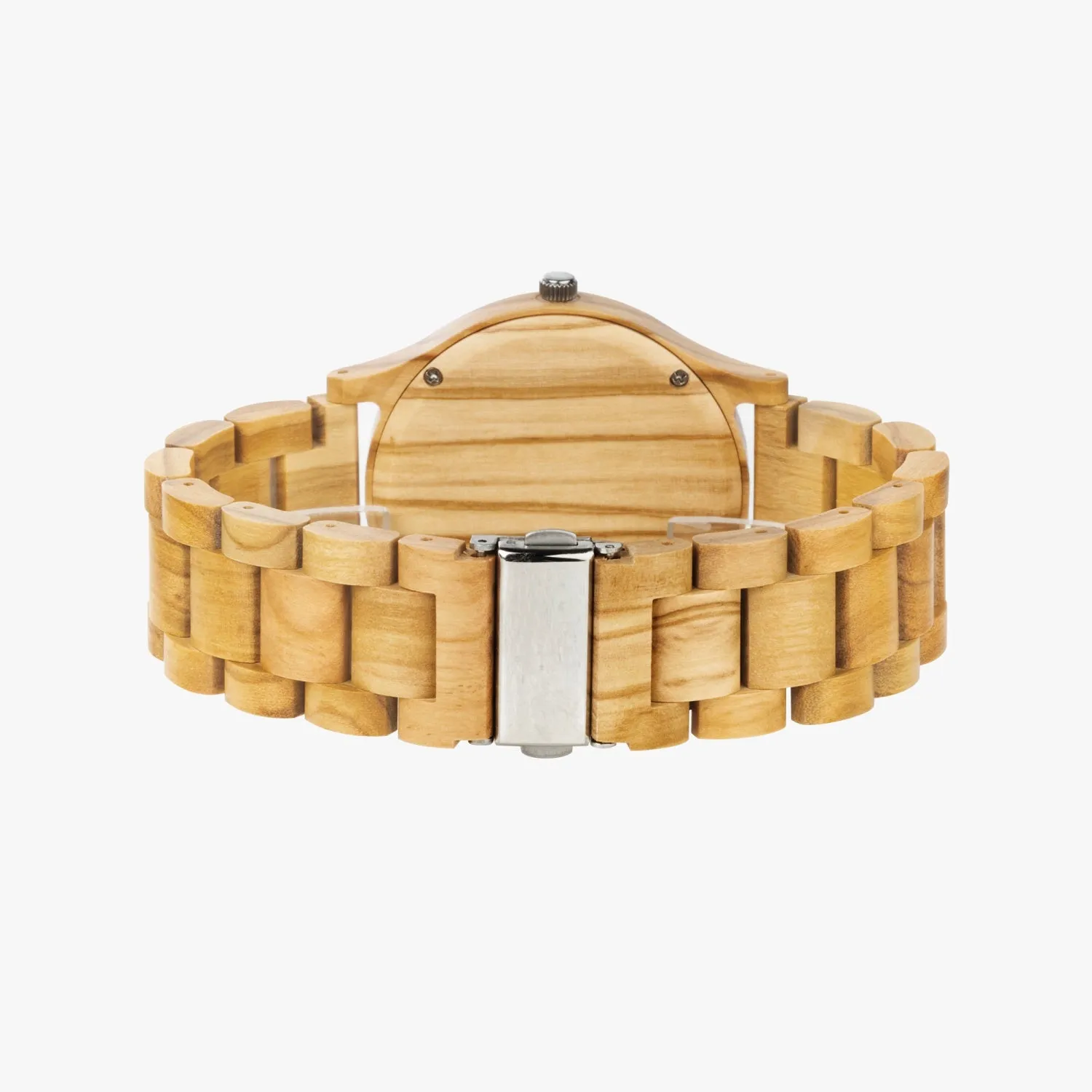 Wooden Watch Italian Olive Horse Frosty Sunrise